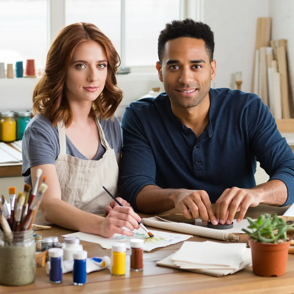 Creatieve dagworkshop sfeerbeeld